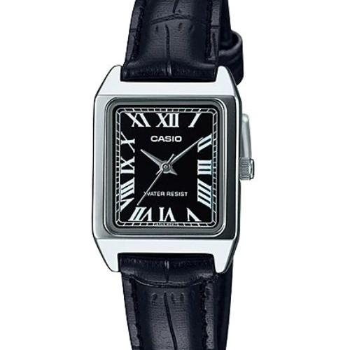 Montre casio cuir online homme